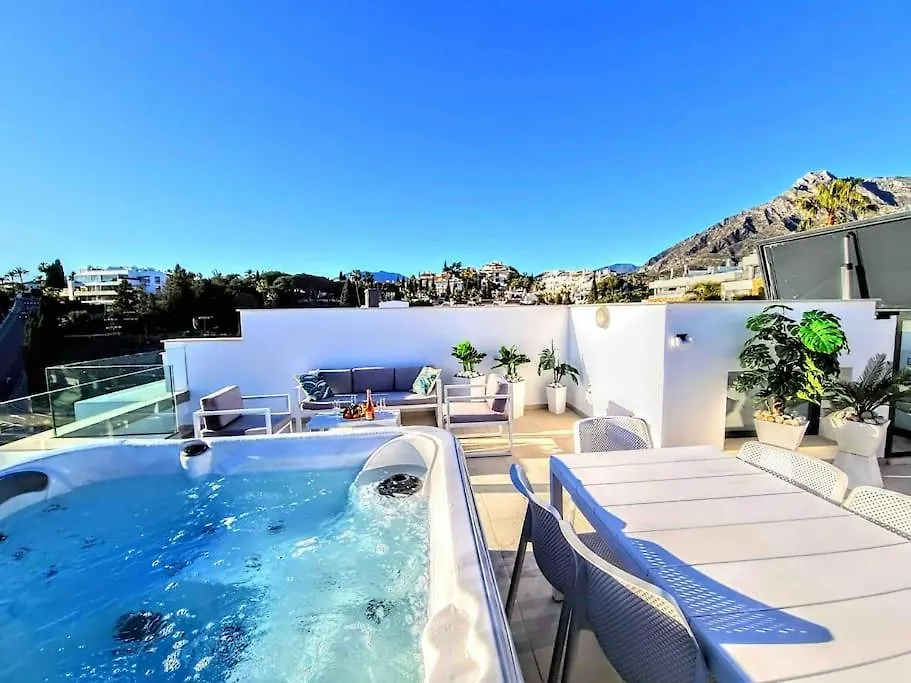 Marbella Luxury House With Private Rooftop Jacuzzi On The Golden Mile Villa 0*,  Spain